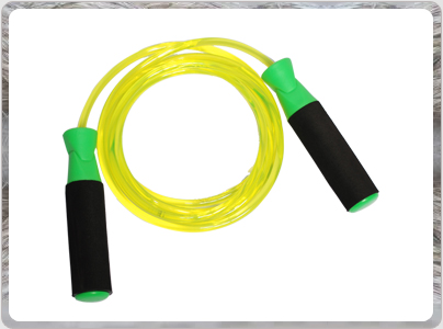 P.V.C JUMP ROPE IN FOAM GRIP HANDLES